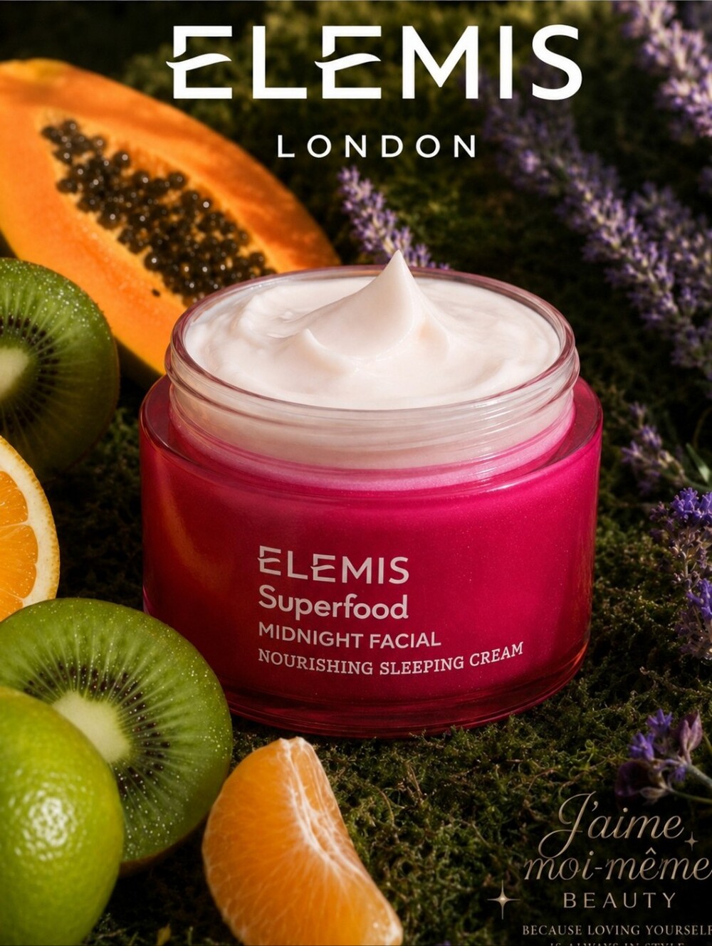 ELEMIS Superfood Midnight Facial Nourishing Sleeping Cream - Full Size, NEW